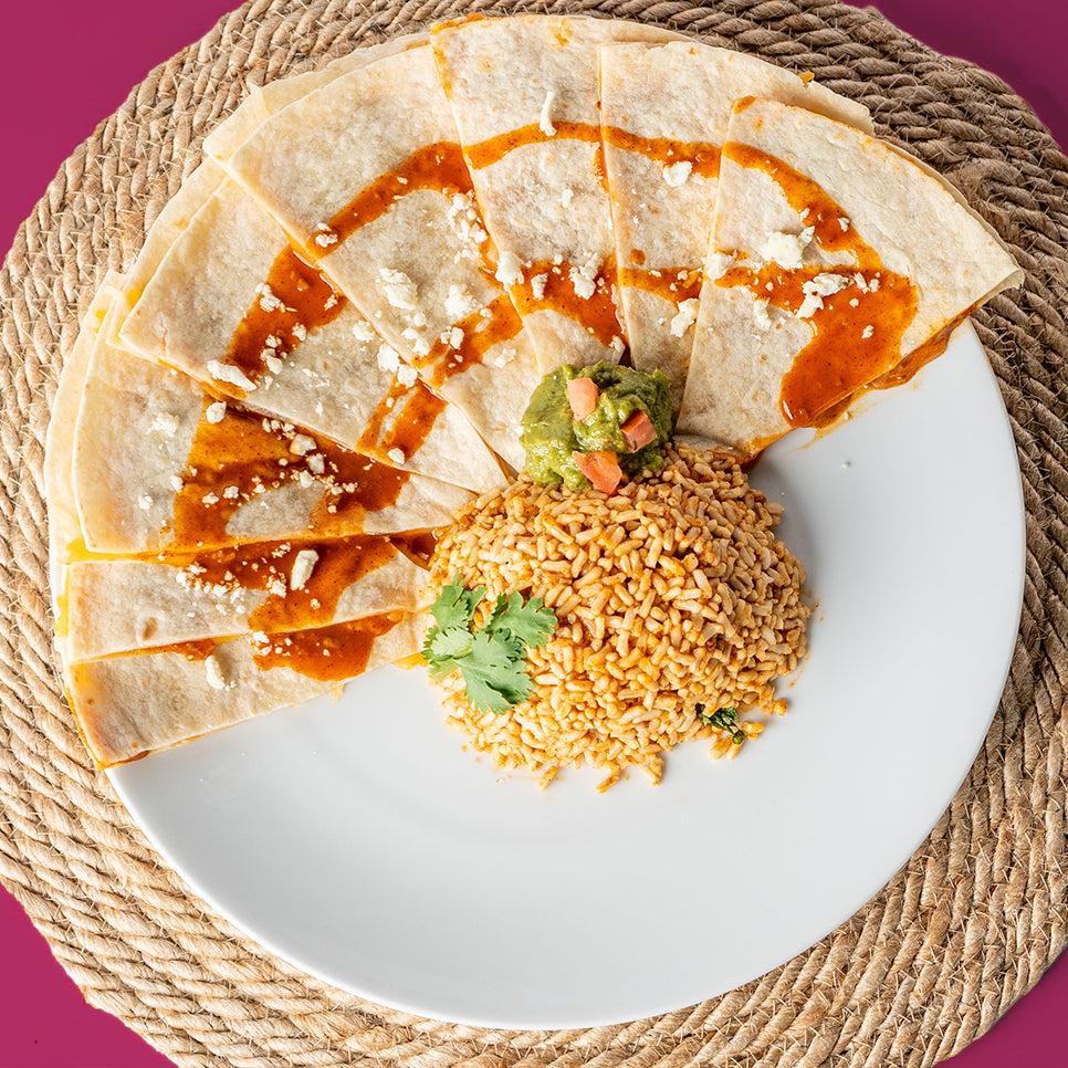 2 Minute Microwave Quesadillas