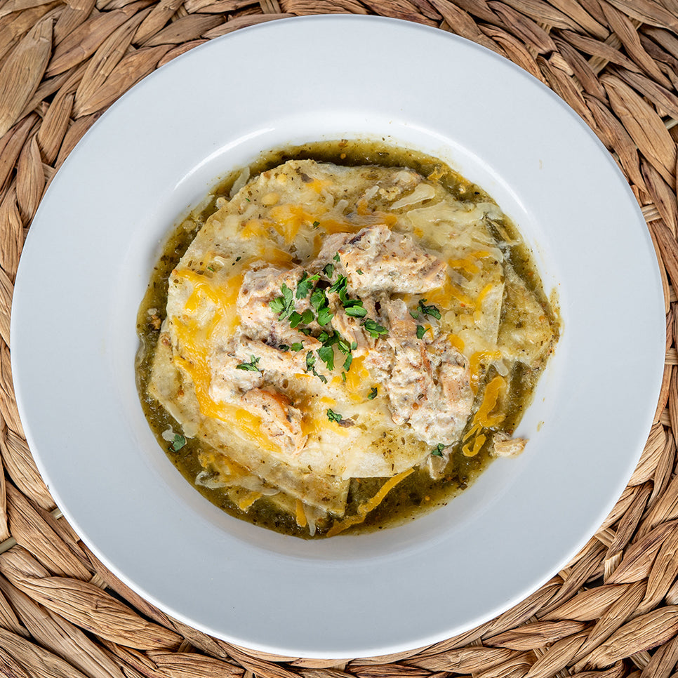 Creamy Chicken Enchilada Casserole